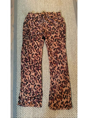 Stars above leopard wide leg lounge pant